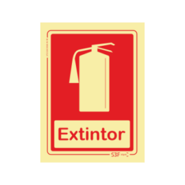 Sinal de Extintor (escrito)