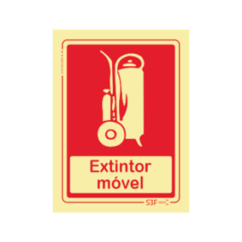 Sinal de Extintor Móvel...