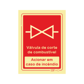 Sinal Válvula de Corte de...