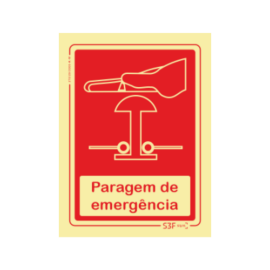 Sinal Paragem de Emergência...