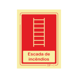 Sinal de Escada de Incêndios