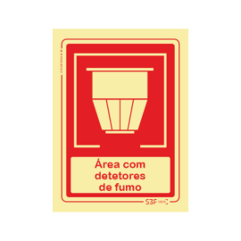 Sinal Área com Detetores de...